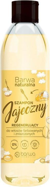 Produktbild Barwa Natural Colour - Egg Regenerating Shampoo For Dyed And Damaged Hair 300Ml (300 ml, Flüssiges Shampoo)