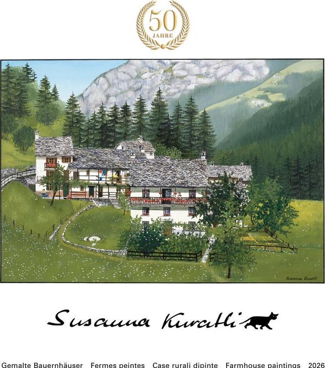 Produktbild SUSANNA Bildkalender Gemalte Bauernhäuser