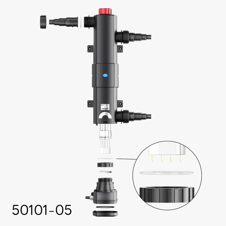 Produktbild SunSun Ersatzteil CUV-224 O-Ring-2 24 W Teichklärer UVC Gerät Wasserklärer