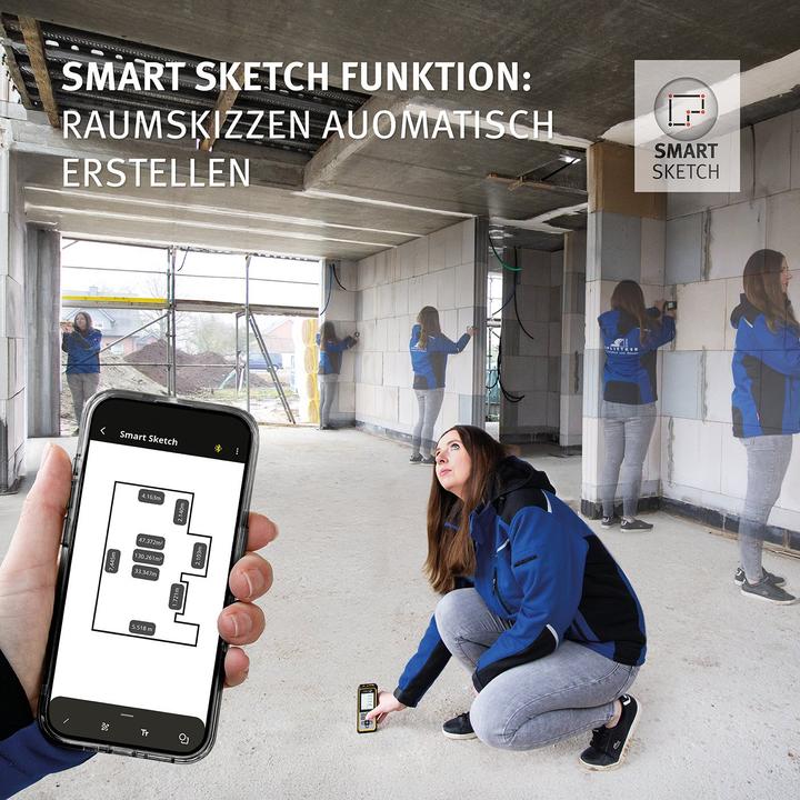 Actual product image Stabila Laserdistanzmessgerät LD 530 BT (200 m, 635 nm)