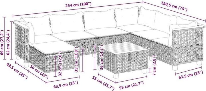 Produktbild vidaXL Margi