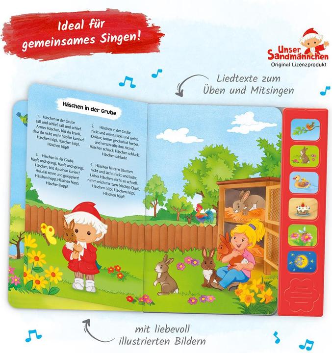 Immagine prodotto Magni Erste Kinderlieder Unser Sandmännchen (Tedesco)