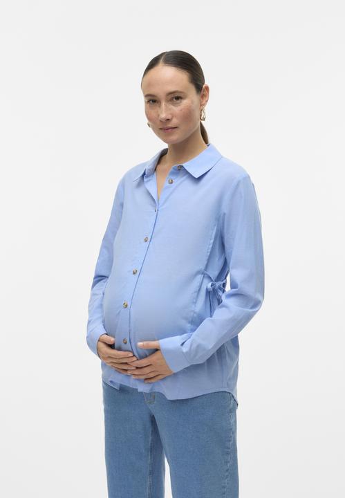 Immagine prodotto Mamalicious Vestibilità regolare Collo a camicia Polsini con bottone Maniche strette Camicia Camicia Camicia (L)