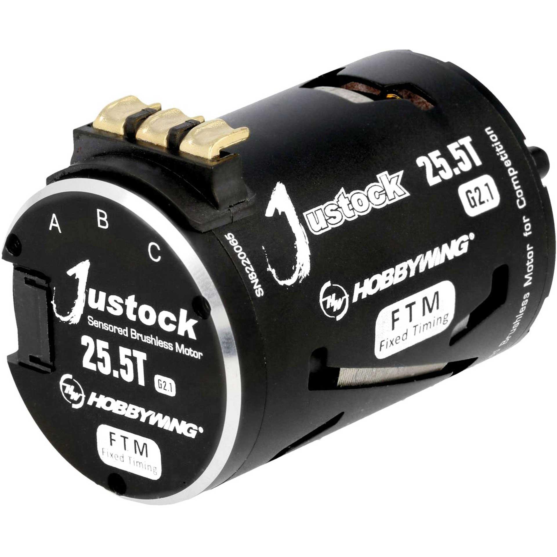 Thumbnail - Hobbywing Xerun Justock Combo G3S mit 25.5 Turn 1600kV für 1:10 Cralwer, F1