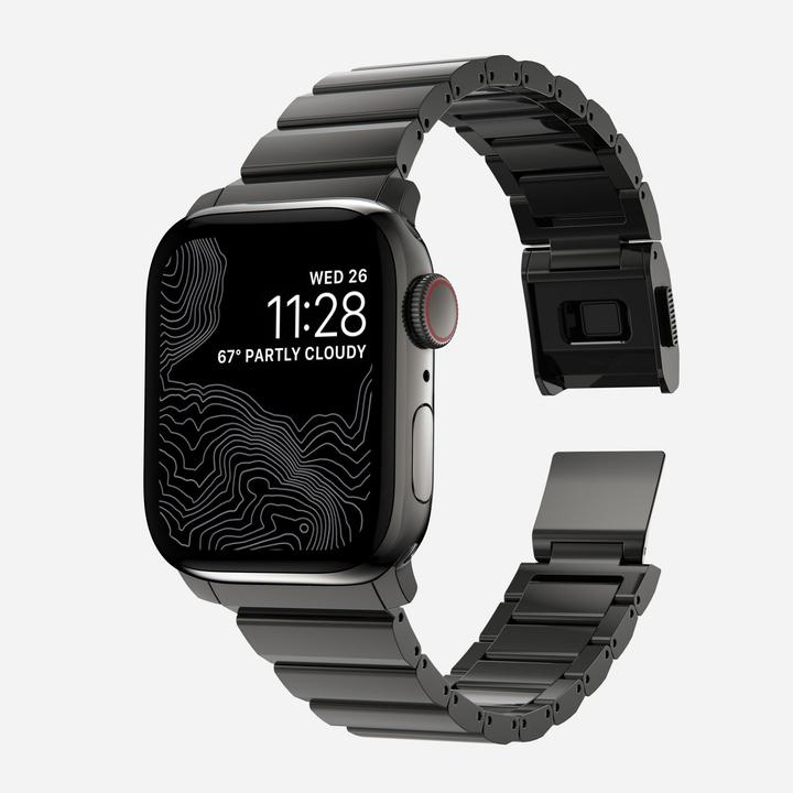 Actual product image Nomad Acer wristband for Apple Watch 38-40-41 mm (316L stainless steel)