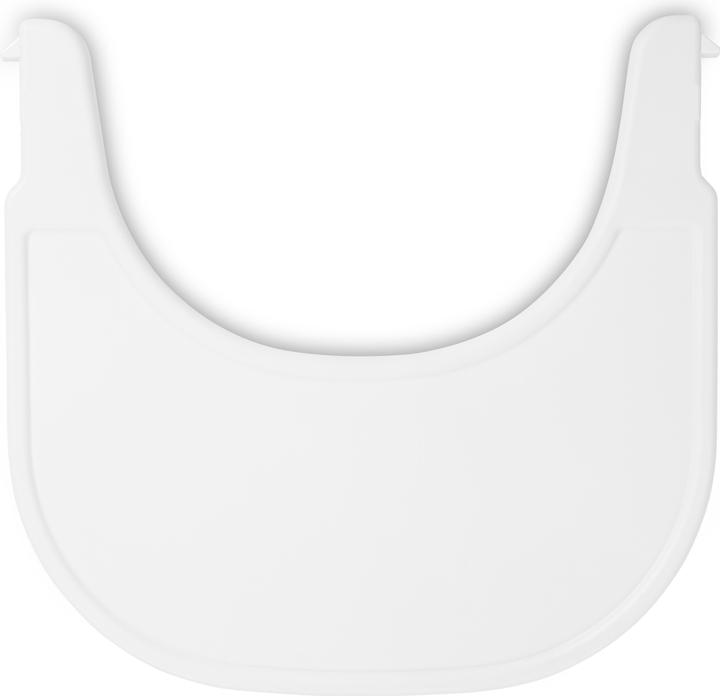 Actual product image Hauck Alpha+ High Chair, White with Alpha Click Tray (Highchair)
