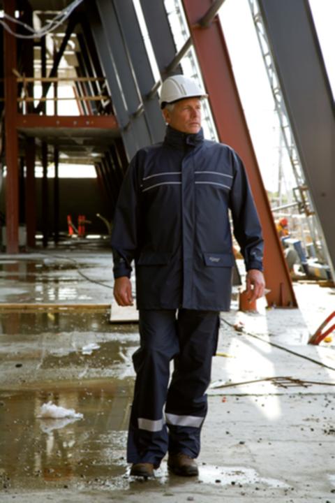 Actual product image Elka Rain trousers DRY ZONE D-LUX size M navy RAINWEAR (M)