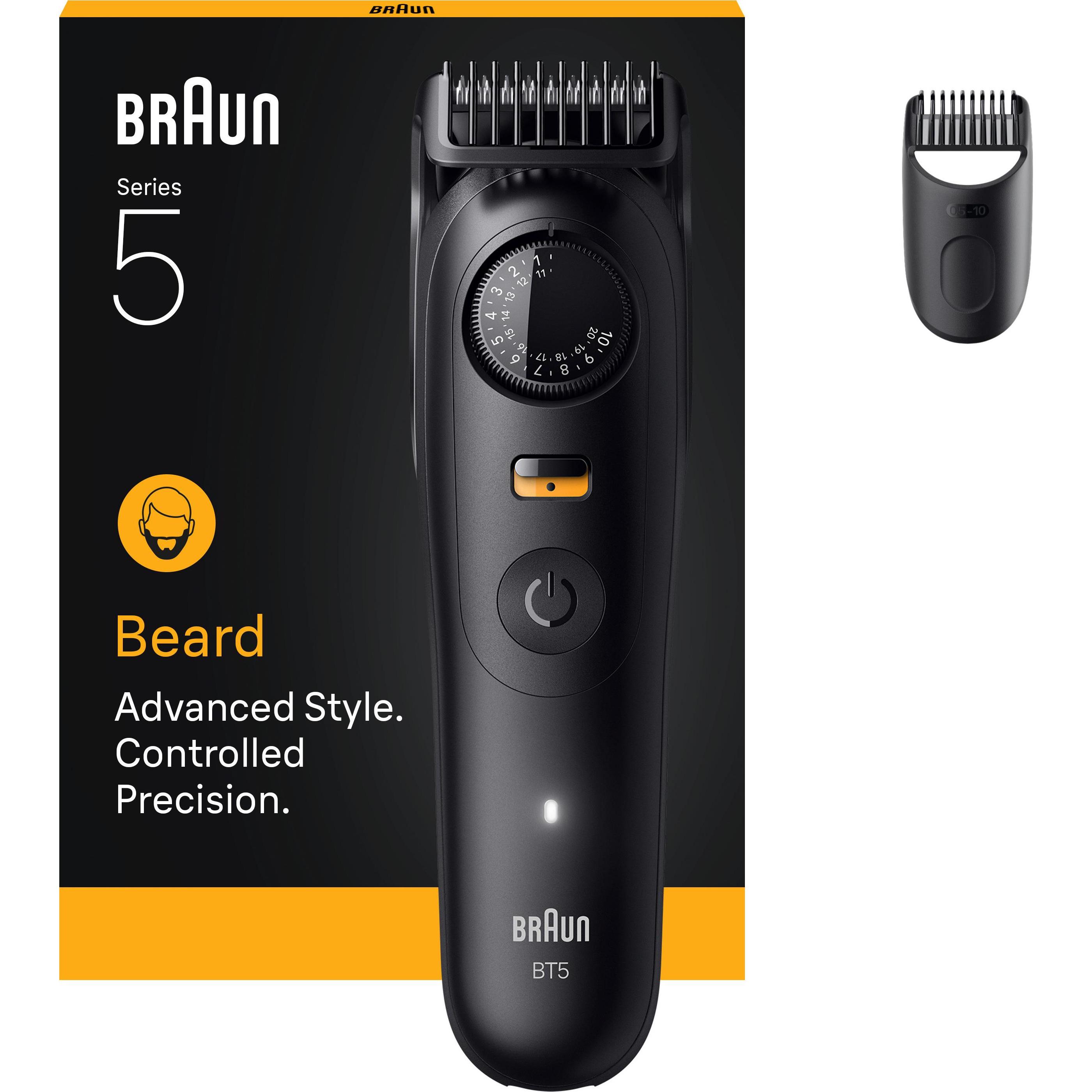 Braun Nero Regolabarba + Tagliacapelli, Beardtrimmer Series 5