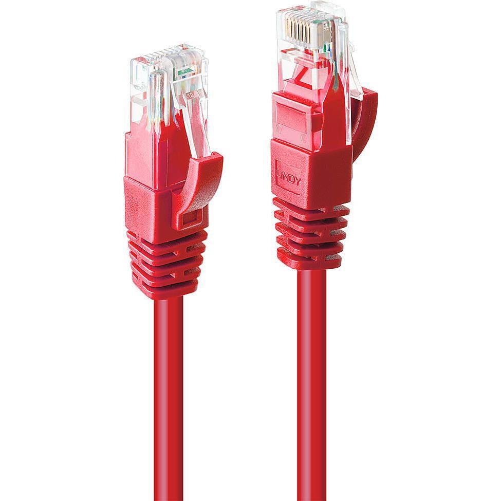 Lindy Netzwerkkabel (U/UTP, CAT6, 0.30 m), Netzwerkkabel