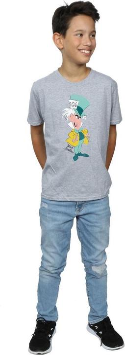 Produktbild Disney Jungen Alice im Wunderland Mad Hatter Klassisches TShirt (152, 158)