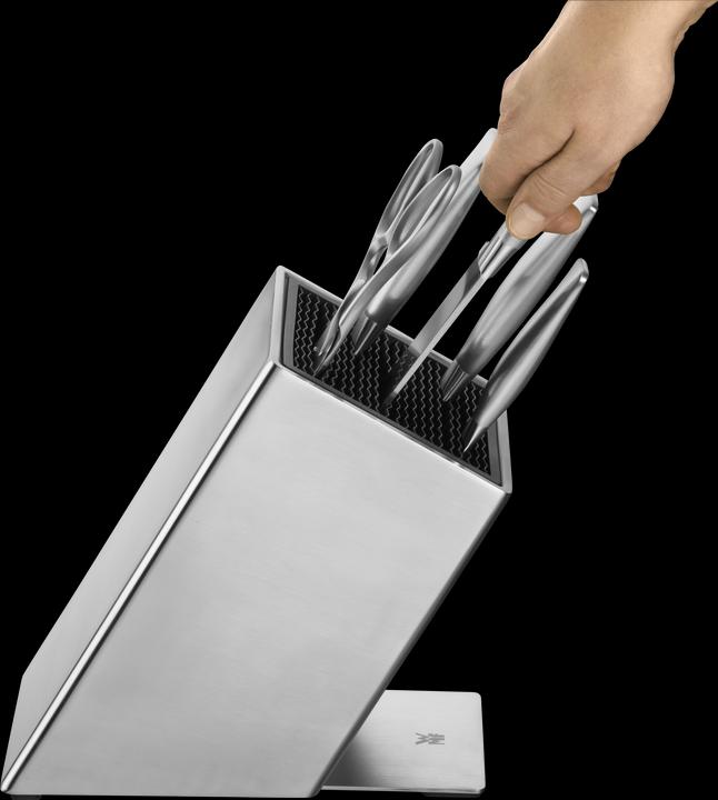Produktbild WMF Grand Gourmet Messerblock mit Messerset 6teilig, Made in Germany