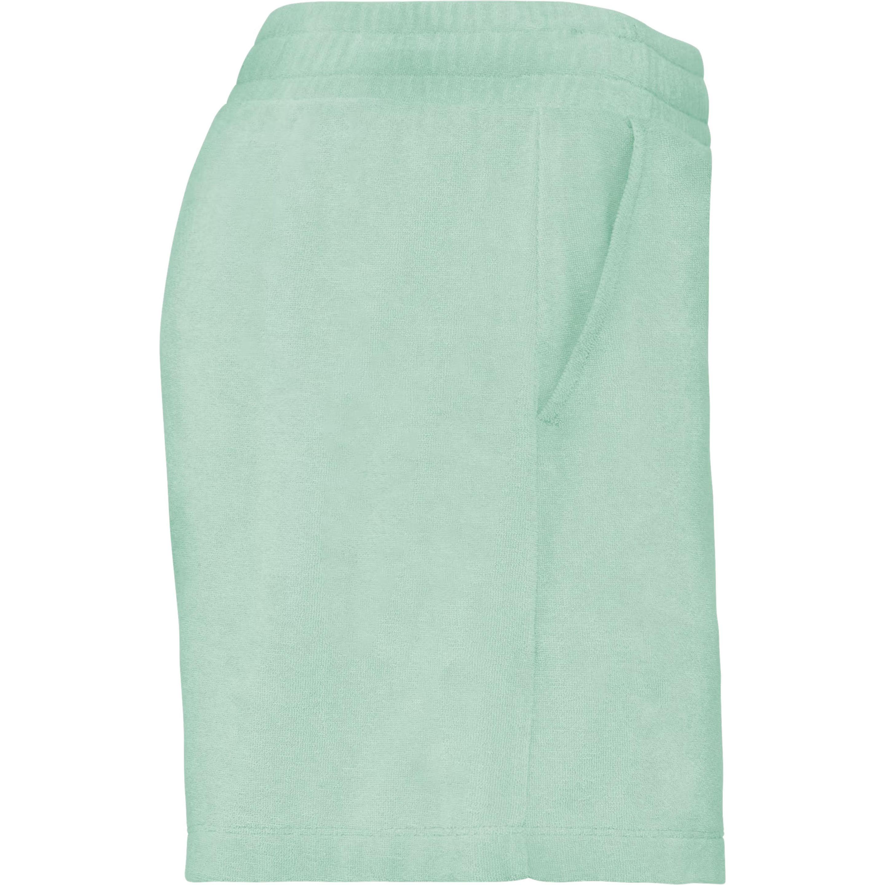 Native Spirit, Damen, Shorts, Umweltfreundliche Frottee-Shorts für Frauen, Grün, (XS)