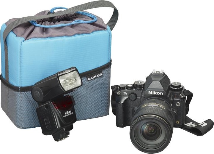 Actual product image Cullmann CAMERA CONTAINER (medium) cyan/grey, camera insert (Camera shoulder bag)