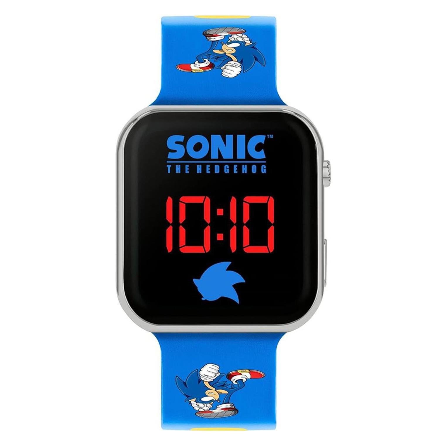 Disney, Armbanduhr, Sonic Led Watch SNC4137, Weiss, (Digitaluhr)