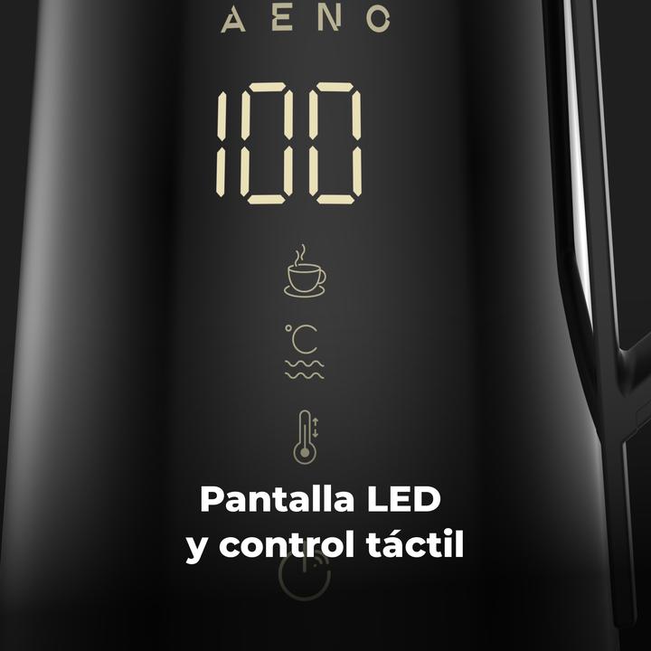 Productafbeelding Aeno Waterkoker EK7S 1,7L, 360°/app/keep-warm 24h zwart (1.70 l)