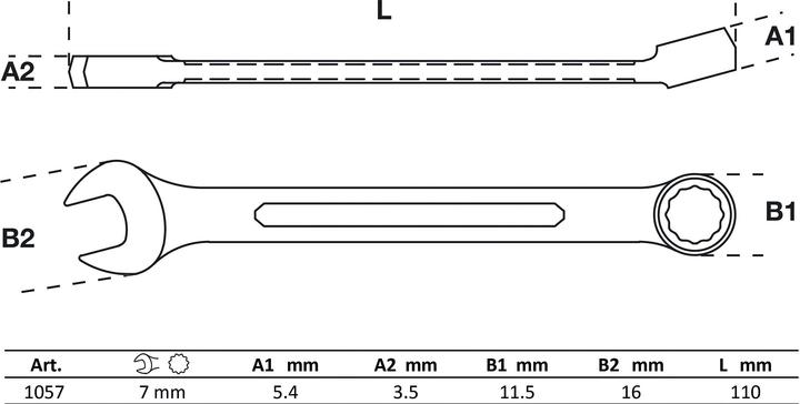 Actual product image BGS Combination Spanner 25 mm (25 mm)