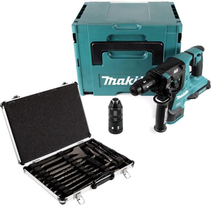 Image du produit Makita DHR 281 ZJ Brushless Perforateur-burineur sans fil 28 mm 2 x 18 V + Mandrin + Coffret MakPac