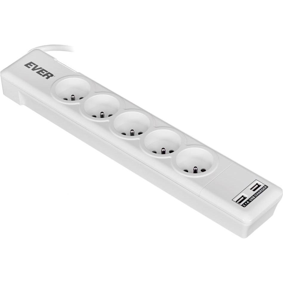 Thumbnail - Ever, Steckdosenleiste, ELITE USB 1,5 m T/LZ11-ELI015/0000 (1 x, 1.50 m)