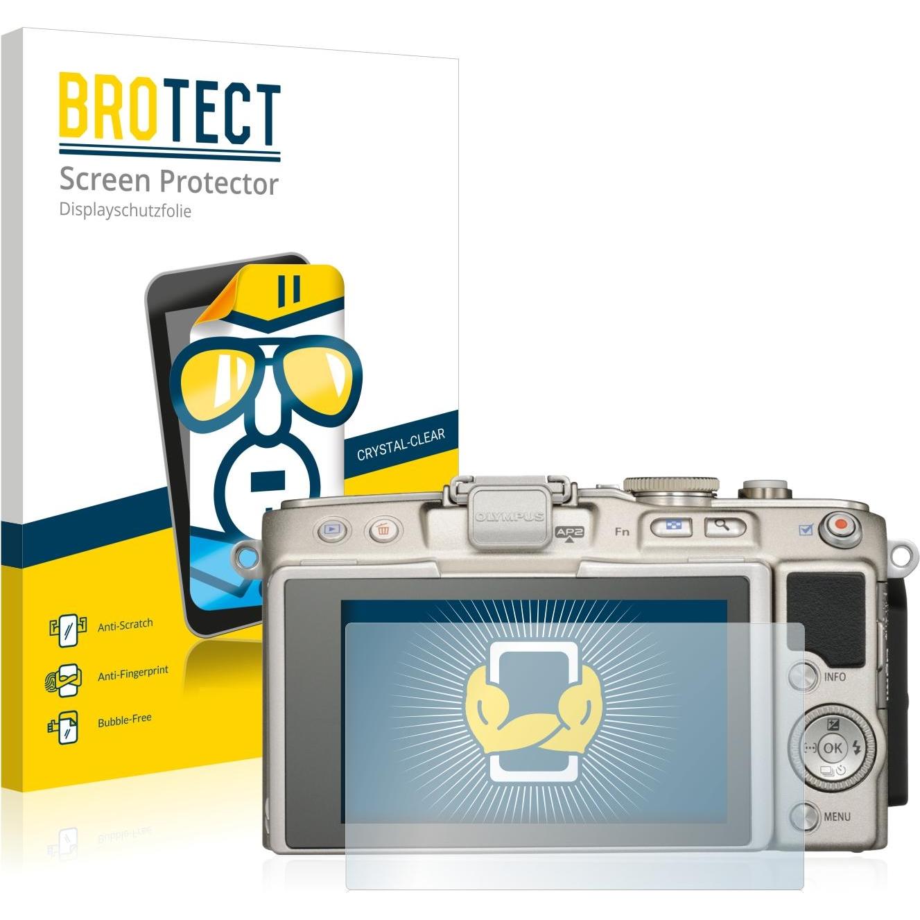 BROTECT Schutzfolie Displayschutz Klar (Displayschutz, PEN E-PL6), Kameraschutz, Transparent
