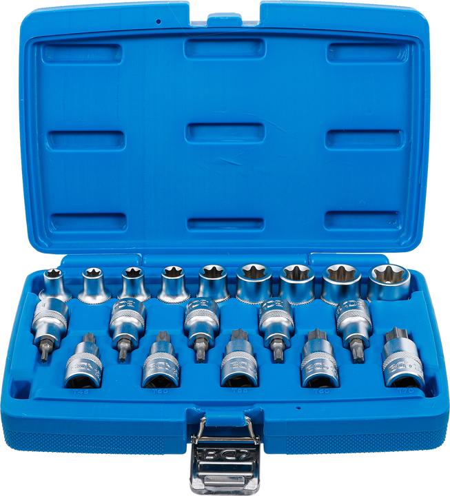 Actual product image BGS Bit insert/socket spanner insert set (12.5 mm)