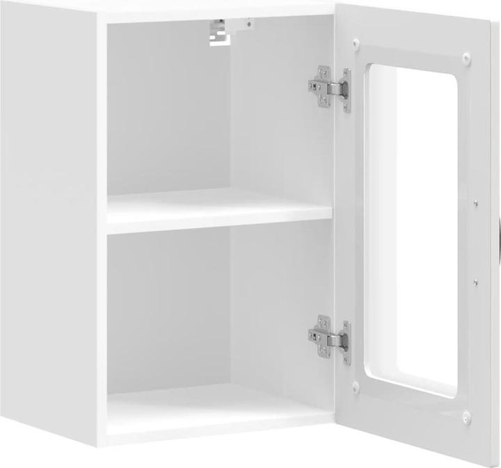 Produktbild VidaXL Küchen-Hängeschrank mit Glastür Kalmar Weiss Holzwerkstoff (60 x 31 x 60 cm)