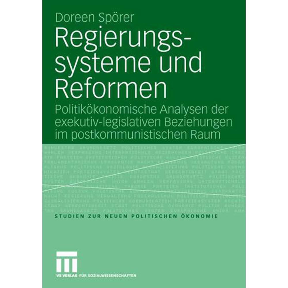 Thumbnail - Regierungssysteme und Reformen, Fachbücher von Doreen Spörer