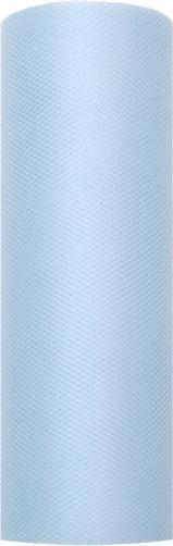 Produktbild Partydeco Tulle Plain, sky-blue, 0.15 x 9m (1 pc. / 9 lm)