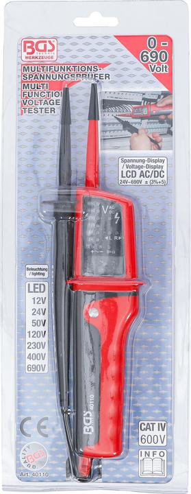 Produktbild BGS Spannungsprüfer mit Digitalanzeige