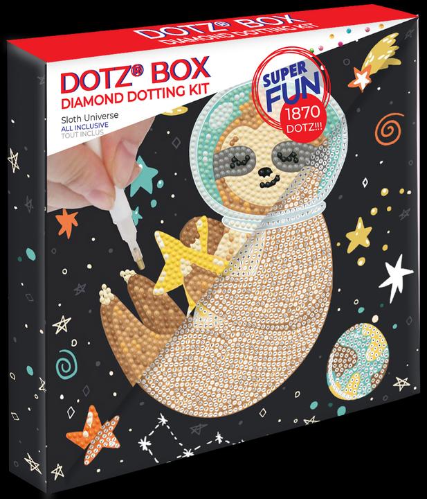Actual product image Diamond Dotz Box Sloth Astronaut