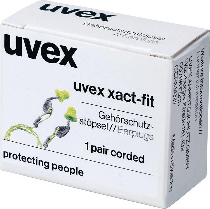 Produktbild Uvex Safety Gehörschutzstöpsel xact-fit mit Kordel (200 x)