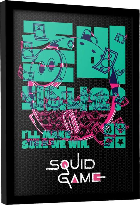 Squid Game Poster Incorniciato (40 x 30 cm)