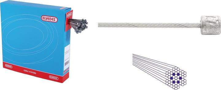 Actual product image Elvedes Switching wire box 2250mm, nipple ø 4.5 x 4.5