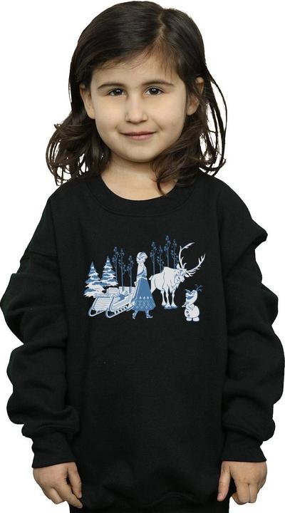 Produktbild Disney Frozen Anna Sven And Olaf Sweatshirt Mädchen (116)