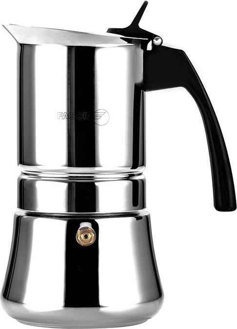 Actual product image Fagor Italian coffee maker stainless steel (4 Cups)