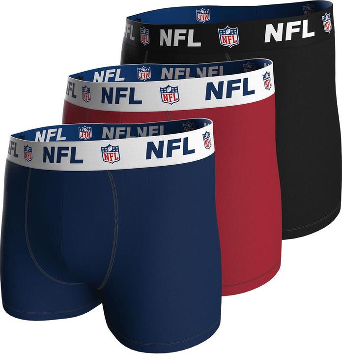 Image du produit Barefoot NFL Shield 3pk Boxers 2XL (XXL, Lot de 3)