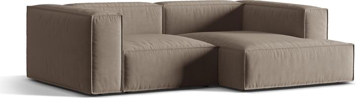 Image du produit Micadoni Canapé D'Angle Droit Modulaire, "Nuria", 3 Places, 147x252x72 Fabriqué en Europe (Canapé d'angle, Canapé modulaire)