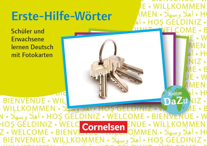 Produktbild Erste-Hilfe-Wörter. Schüler und Erwachsene lernen Deutsch mit Fotokarten. Komm DaZu (Deutsch, 2016)