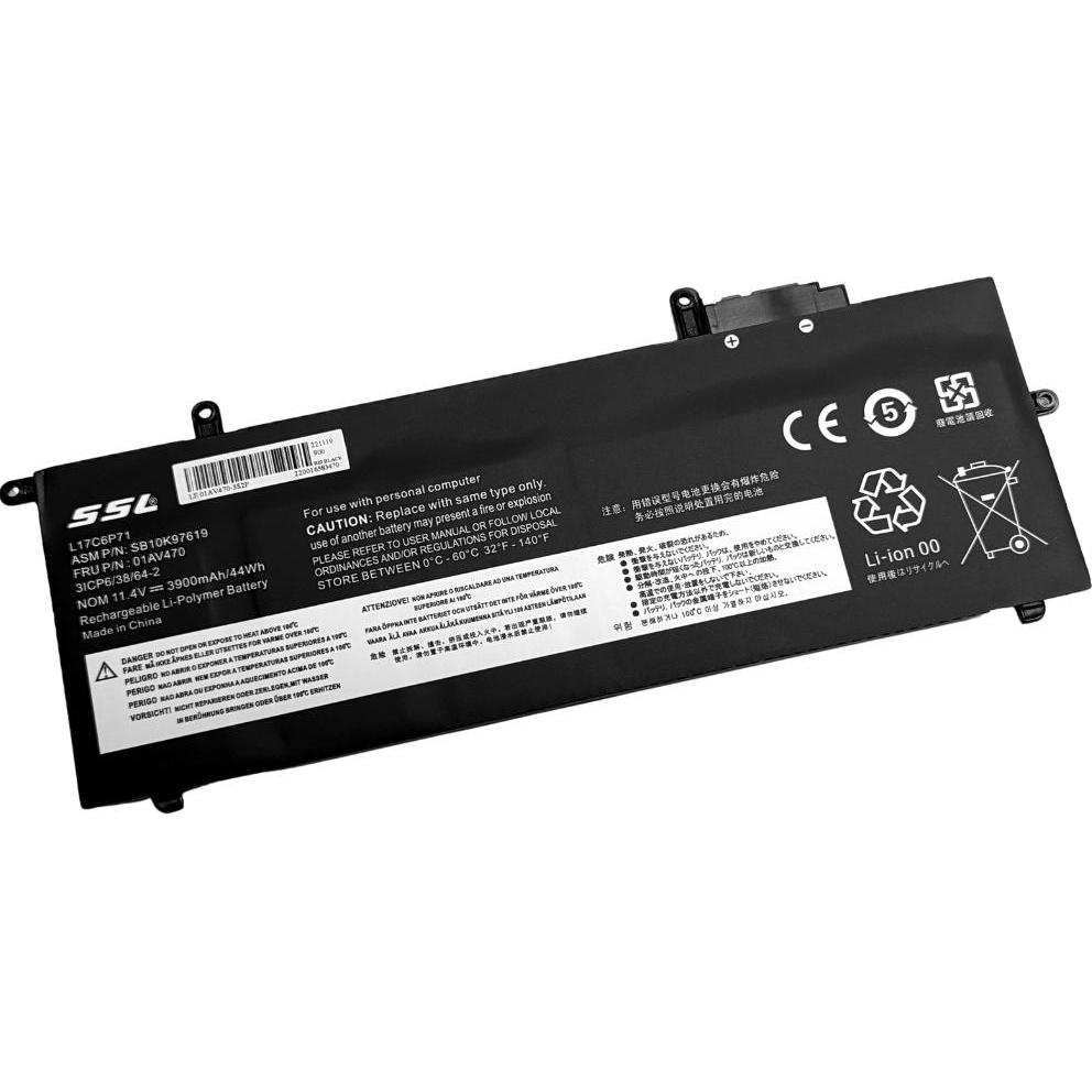 Thumbnail - Lenovo BIS3 for Finn Integ 6c/48Wh (4 Zellen, 4080 mAh), Notebook Akku