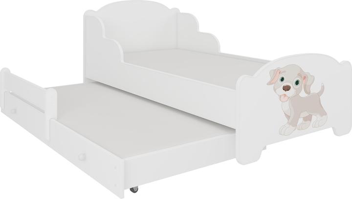 Immagine prodotto ADRK Furniture Letto matrimoniale con materassi AMADIS II DOG 160x80 (160 x 80 cm)