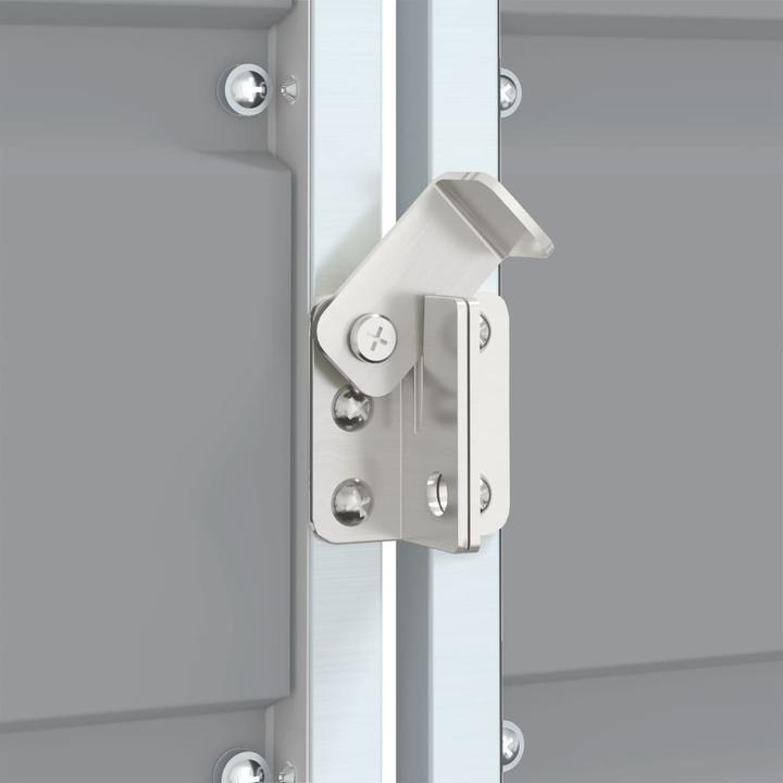 Produktbild vidaXL Mülltonnenbox für 3 Tonnen Braun 216x81x115 cm Stahl