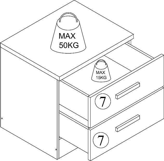 Immagine prodotto Vente-unique Skaido (50 x 40 x 50 cm)