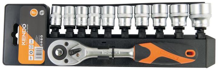 Productafbeelding Kendo Zwölfkant-Steckschlüsselsatz 3/8" 11-teilig (22 mm)