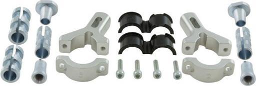 Rtech Alu. Mounting Kit Vertigo for 22/28mm handlebars