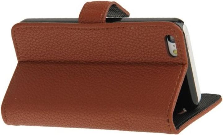 Actual product image König Design Mobile phone case (flip landscape) for mobile Apple iPhone 5C Light brown (Apple iPhone 5c)