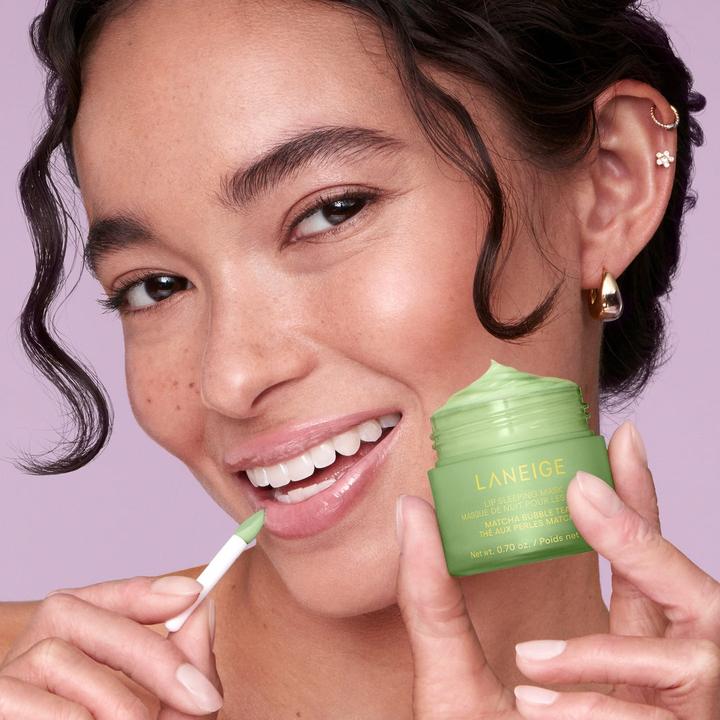 Actual product image Laneige - Lip Sleeping Mask Matcha Bubble Tea (Lip balm)