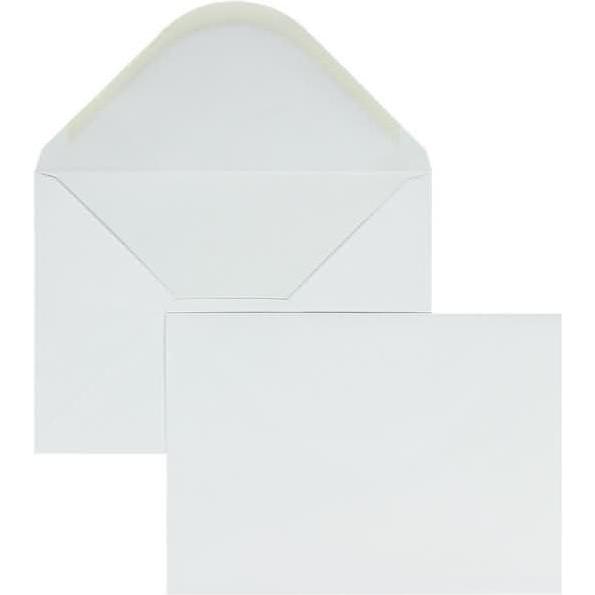 Blanke, Briefumschlag, Briefumschläge C5 100g/qm gummiert VE=100 Stück weiss (C5, 100 x)