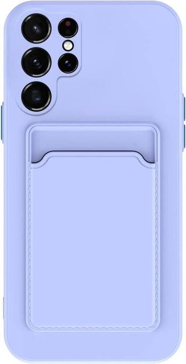 Produktbild Ferryxpress Silikon-Schockfeste Kartenhalter Hülle Case- Lila (Samsung Galaxy S24+)