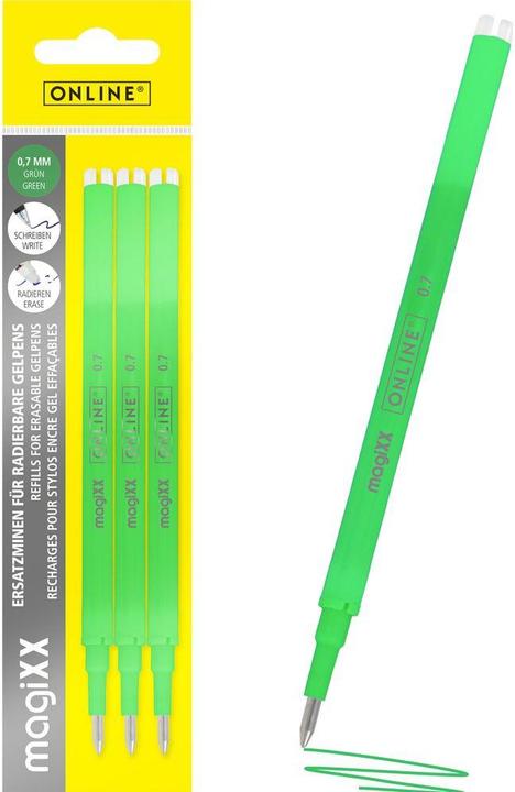 Produktbild Online Gelmine Magixx grün (Grün, 0.70 mm, 3 Stk.)