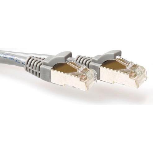 ACT Grey 20 meter LSZH SFTP CAT6A patch cable snagless with RJ45 connectors (S/FTP, CAT6a, 20 m), Netzwerkkabel