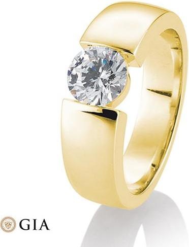 Produktbild Breuning Ring Spann 0,80-1,50 ct. (48, 750/18 K Gold)